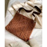 キャメル | ニットバッグ レディース ニットトートバッグ | ANGELCLOSET