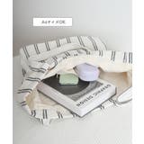 トートバッグ 綿麻 ストライプ柄 韓国風 | SUNSHINE CLOSET | 詳細画像14 