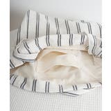 トートバッグ 綿麻 ストライプ柄 韓国風 | SUNSHINE CLOSET | 詳細画像16 