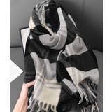 チェック柄マフラー 大判 ストール | SUNSHINE CLOSET | 詳細画像12 