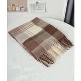 チェック柄マフラー 大判 ストール | SUNSHINE CLOSET | 詳細画像15 