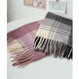 チェック柄マフラー 大判 ストール | SUNSHINE CLOSET | 詳細画像20 