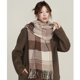 チェック柄マフラー 大判 ストール | SUNSHINE CLOSET | 詳細画像3 