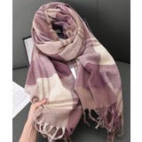 チェック柄マフラー 大判 ストール | SUNSHINE CLOSET | 詳細画像8 