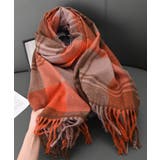 チェック柄マフラー 大判 ストール | SUNSHINE CLOSET | 詳細画像9 