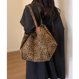 トートバッグ レオパード柄 大きめ A4 | SUNSHINE CLOSET | 詳細画像3 