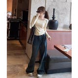 長袖Tシャツ レディース スクエアネック | ANGELCLOSET | 詳細画像3
