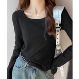 長袖Tシャツ レディース スクエアネック | ANGELCLOSET | 詳細画像6