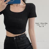 ショートTシャツ レディース 韓国風 | ANGELCLOSET | 詳細画像5