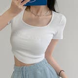 ショートTシャツ レディース 韓国風 | ANGELCLOSET | 詳細画像8