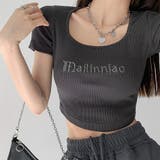 ショートTシャツ レディース 韓国風 | ANGELCLOSET | 詳細画像9