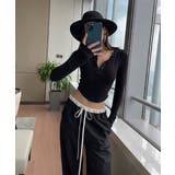 長袖Tシャツ レディース ボタン 無地 | SUNSHINE CLOSET | 詳細画像12 