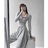 長袖Tシャツ レディース ボタン 無地 | SUNSHINE CLOSET | 詳細画像19 