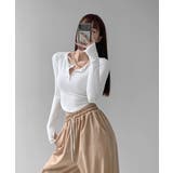 長袖Tシャツ レディース ボタン 無地 | SUNSHINE CLOSET | 詳細画像7 