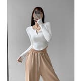 長袖Tシャツ レディース ボタン 無地 | SUNSHINE CLOSET | 詳細画像8 