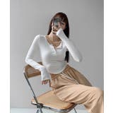 長袖Tシャツ レディース ボタン 無地 | SUNSHINE CLOSET | 詳細画像9 