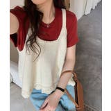ニットベスト レディース 編み Aライン | SUNSHINE CLOSET | 詳細画像1