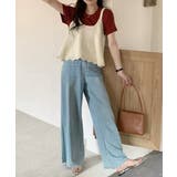 ニットベスト レディース 編み Aライン | SUNSHINE CLOSET | 詳細画像7