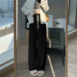 セミワイドパンツ 秋冬ルームウェア 韓国 | SUNSHINE CLOSET | 詳細画像5 
