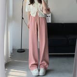 無地ロングパンツ 厚手 脚長パンツ 秋冬 | SUNSHINE CLOSET | 詳細画像9
