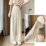 セミワイドパンツ プリーツパンツ 美脚 | ANGELCLOSET | 詳細画像7
