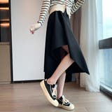 アシンメトリー スカート Aライン 韓国 | SUNSHINE CLOSET | 詳細画像6