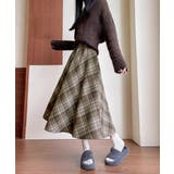 フレアスカート チェック柄 美脚 春秋冬 | SUNSHINE CLOSET | 詳細画像9 