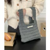 ミニハンドバッグ 英字ロゴ ニットバッグ | SUNSHINE CLOSET | 詳細画像11 