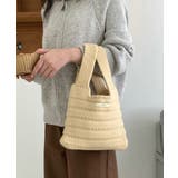 ミニハンドバッグ 英字ロゴ ニットバッグ | SUNSHINE CLOSET | 詳細画像2 