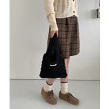 ミニハンドバッグ 英字ロゴ ニットバッグ | SUNSHINE CLOSET | 詳細画像7 