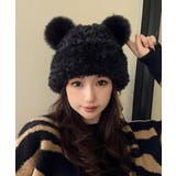 くま耳ニット帽 小顔 レディース 韓国風 | SUNSHINE CLOSET | 詳細画像5 