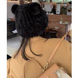 くま耳ニット帽 小顔 レディース 韓国風 | SUNSHINE CLOSET | 詳細画像7 