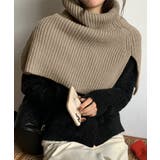 タートルネック ニットウォーマー 韓国風 | SUNSHINE CLOSET | 詳細画像1 