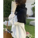 タートルネック ニットウォーマー 韓国風 | SUNSHINE CLOSET | 詳細画像9 