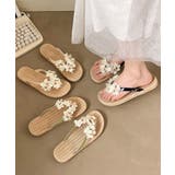 レディース サマーサンダル 花モチーフ | SUNSHINE CLOSET | 詳細画像16