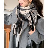 ストール 大判 マフラー チェック柄 | SUNSHINE CLOSET | 詳細画像3 