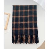 チェック柄マフラー 大判 ストール 秋冬 | SUNSHINE CLOSET | 詳細画像11 