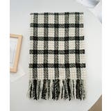 チェック柄マフラー 大判 ストール 秋冬 | SUNSHINE CLOSET | 詳細画像13 