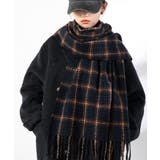 チェック柄マフラー 大判 ストール 秋冬 | SUNSHINE CLOSET | 詳細画像7 