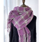 チェック柄マフラー 大判 ストール 秋冬 | SUNSHINE CLOSET | 詳細画像9 