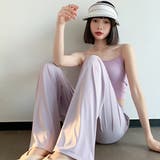 セミワイドパンツ ハイウエスト 美脚韓国 | ANGELCLOSET | 詳細画像7