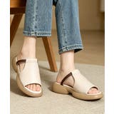 レディース ワンバンドサンダル チャンキーヒール | SUNSHINE CLOSET | 詳細画像6 