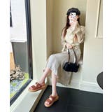 スリッパサンダル コンフォートサンダル ボリュームソール | SUNSHINE CLOSET | 詳細画像14