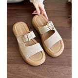 スリッパサンダル コンフォートサンダル ボリュームソール | SUNSHINE CLOSET | 詳細画像4