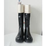 厚底ロングブーツ ジョッキー 韓国風 | SUNSHINE CLOSET | 詳細画像20 