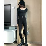 ハイウエスト デニムパンツ 美脚 脚長 | ANGELCLOSET | 詳細画像7