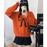 セーター レディース リボン柄 韓国風 | SUNSHINE CLOSET | 詳細画像20