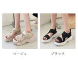厚底 ニットサンダル レディース | SUNSHINE CLOSET | 詳細画像2