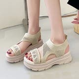 厚底 ニットサンダル レディース | SUNSHINE CLOSET | 詳細画像3