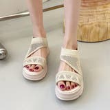 厚底 ニットサンダル レディース | SUNSHINE CLOSET | 詳細画像5